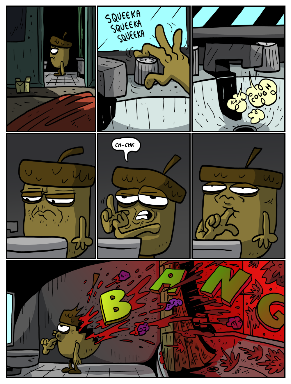 Cartoony blood and gore warning?????