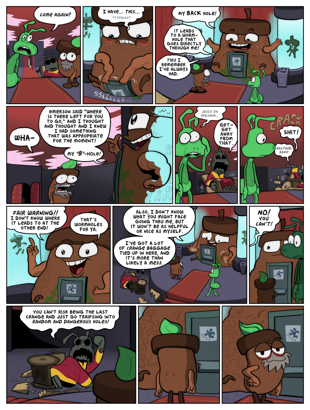 do you even READ this comic, dude